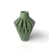 The Javero Vase, Modern and Unique Home Decor for Dried and Preserved Flower Arrangement - Black - Large