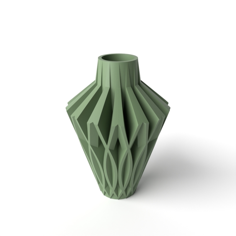 The Javero Vase, Modern and Unique Home Decor for Dried and Preserved Flower Arrangement - Black - Large