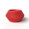 The Hendro Planter Pot with Drainage Tray & Stand Included - Matte Dark Green - 3"