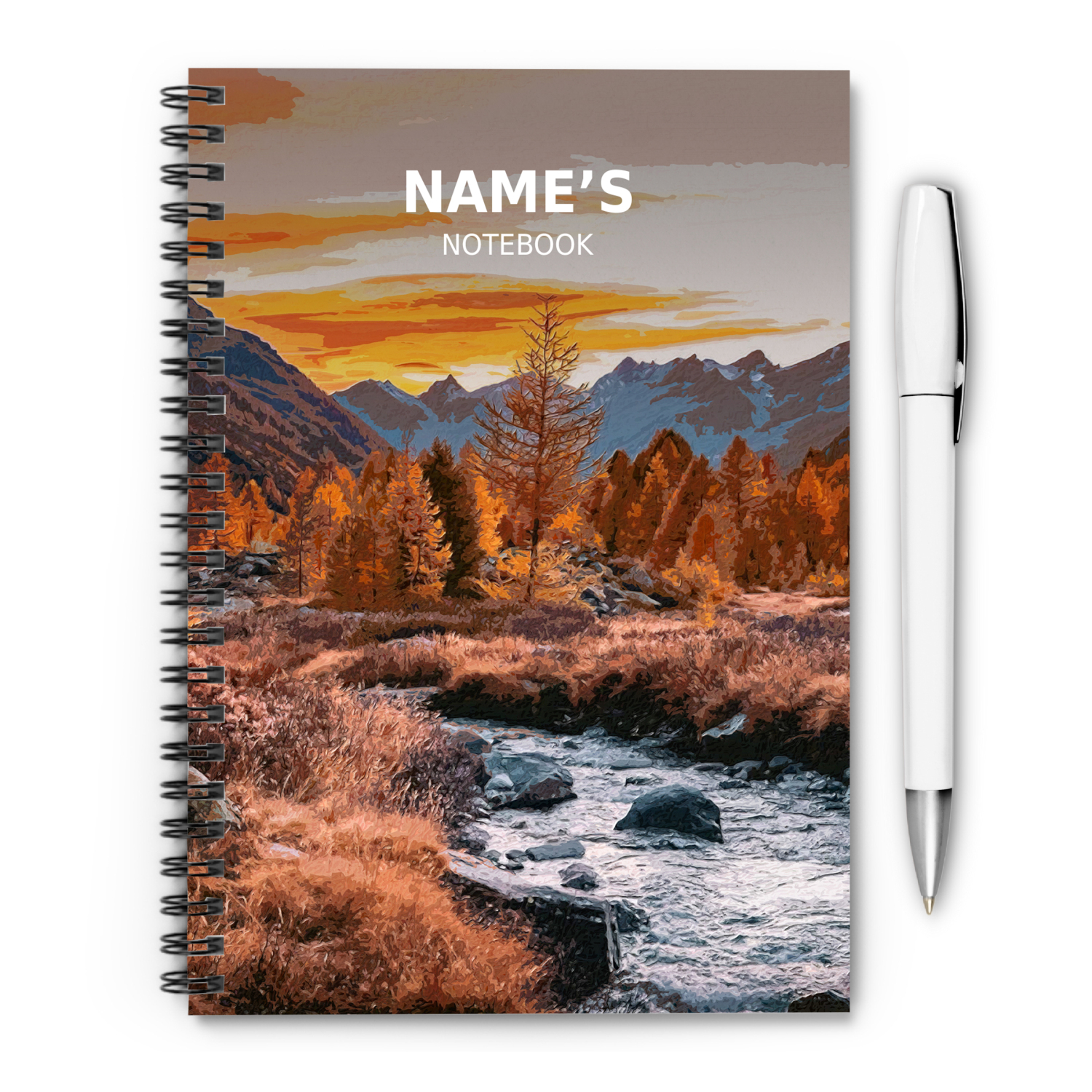 Valais - Switzerland - A5 Notebook - Single Note Book