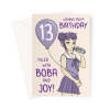 Bubble Tea Girl 13th Birthday Card - A5 Portrait - 1 Card