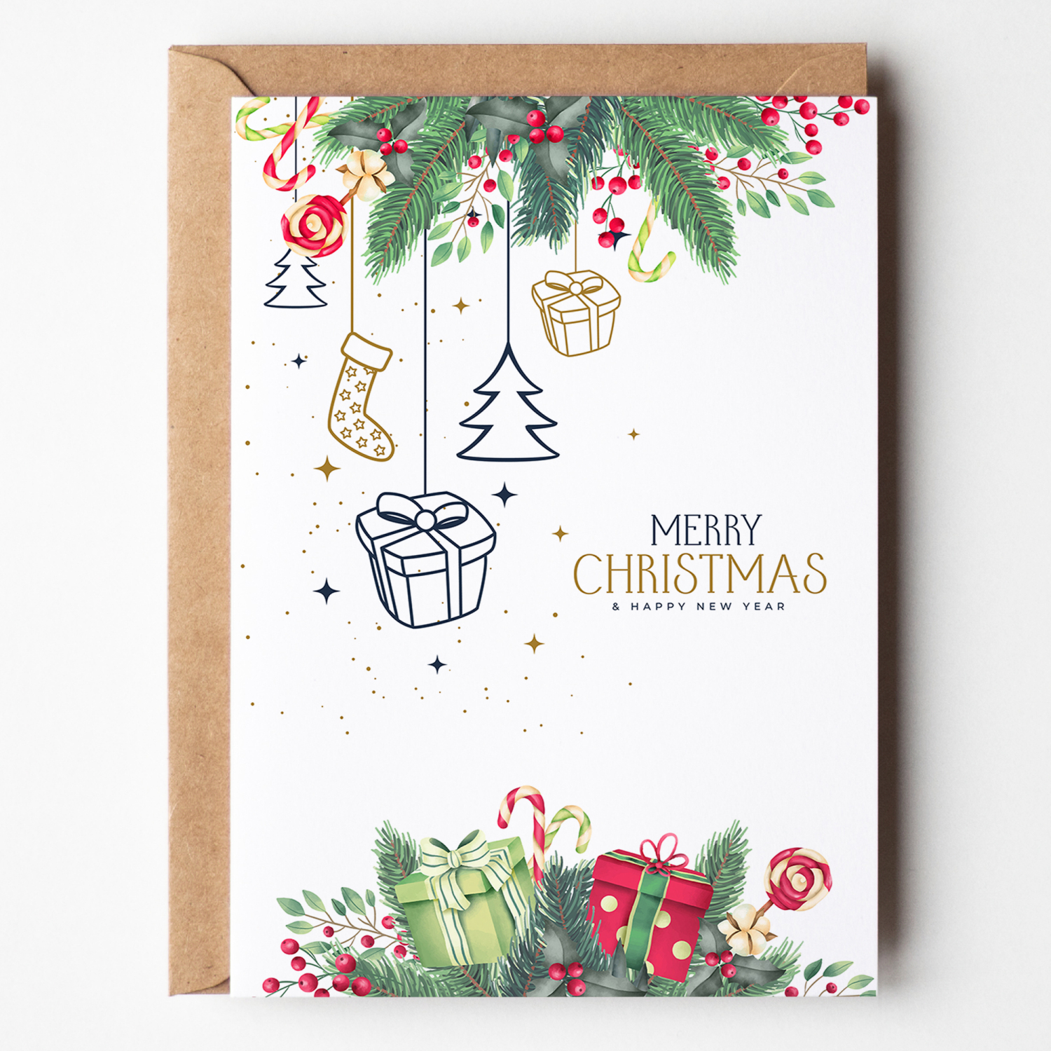 Corporate Christmas Cards Branded | Corporate | Company | Christmas Cards for Clients  Staff, Co-Workers, Teams & Clubs Christmas Cards - A6 - 4.1" x 5.8"