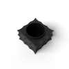 The Averth Planter Pot with Drainage Tray & Stand Included - Matte Dark Green - 3"