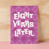 8th Wedding Anniversary Card For Wife Anniversary Card for Husband Anniversary Card For Boyfriend or Girlfriend Eighth Anniversary Gift