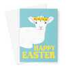 Cute Lamb Easter Card - A5 Portrait - 1 Card