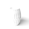 The Reni Vase, Modern and Unique Home Decor for Dried and Preserved Flower Arrangement - Matte Dark Green
