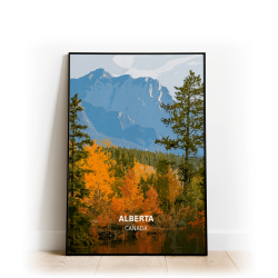 Alberta - Canada - Print - A4 - Standard - Print Only