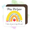 Personalised Teacher Coaster - It Takes A Big Heart To Shape Little Minds