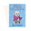 First Christmas As A Grandma Card - A5 Portrait - 1 Card