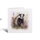 Notelet Card of a Badger For Anyone Any Occasion Card For Her or For Him Card For Birthday or Easter Card Thank You Card