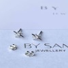 Star stud earrings 925 Silver - Gold