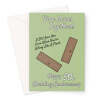 5th Wedding Anniversary Card - Wood - A5 Portrait - 1 Card