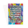 Artificial Intelligence Generated Birthday Card - Folded Card Joke - A5 Portrait - 1 Card