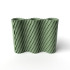 The Bora Triple Vase - Black