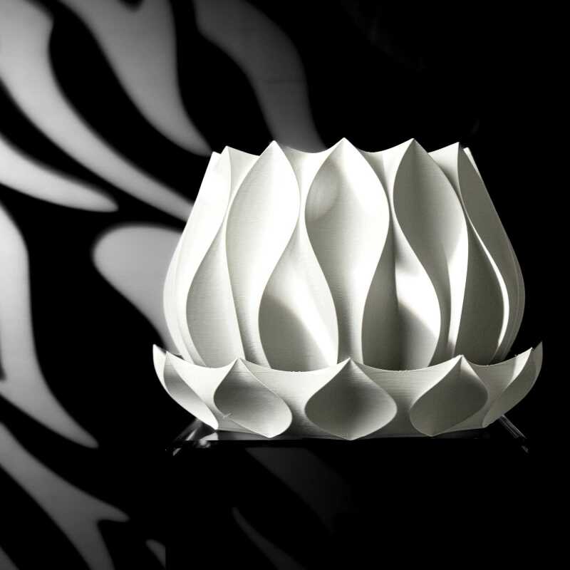 Abyssal Planter Pot 02 - Matte Dark Green