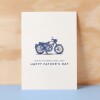 Father's Day Card For Dad Motorcycle Enthusiasts Simple Father's Day Card You're The Wheel Deal Dad Father's Day Gift - Small (4x6) / Blank Message