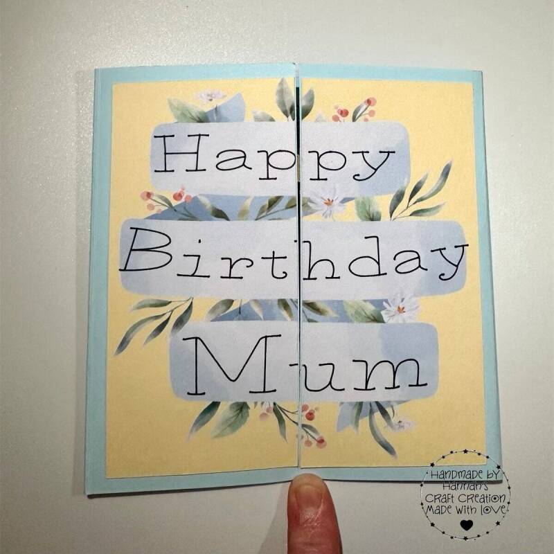 Basket of flowers Pop Up Card