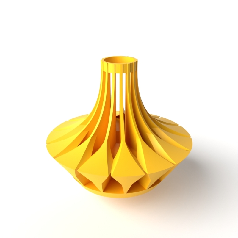 The Savi Short Vase, Modern and Unique Home Decor for Dried and Preserved Flower Arrangement - Black