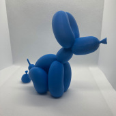 3D Pooping Balloon Style Dog - Quirky Home Ornament