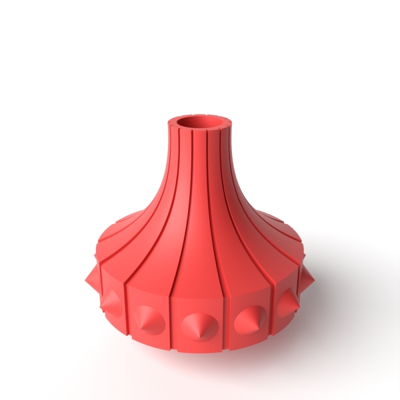 The Rinsu Short Vase, Modern and Unique Home Decor for Dried and Preserved Flower Arrangement - Black