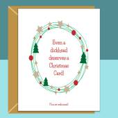 Funny Christmas Card - For Him or For Her - Personalised - Rude - Ideal Xmas Card for Friend, Brother, Sister, Colleague