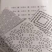 Washable Sashiko Transfers | Removable Visible Mending Transfers