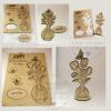 Unique Wooden Tulip Birthday Greeting Card