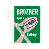 Rugby Brother Birthday Card - A5 Portrait - 1 Card