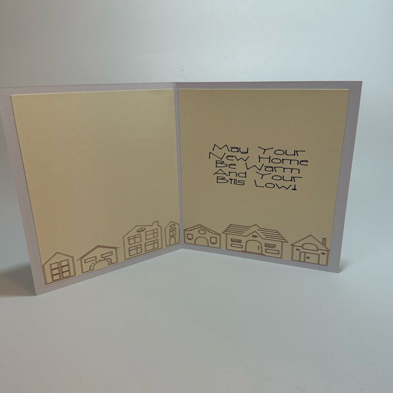 Handmade Housewarming card