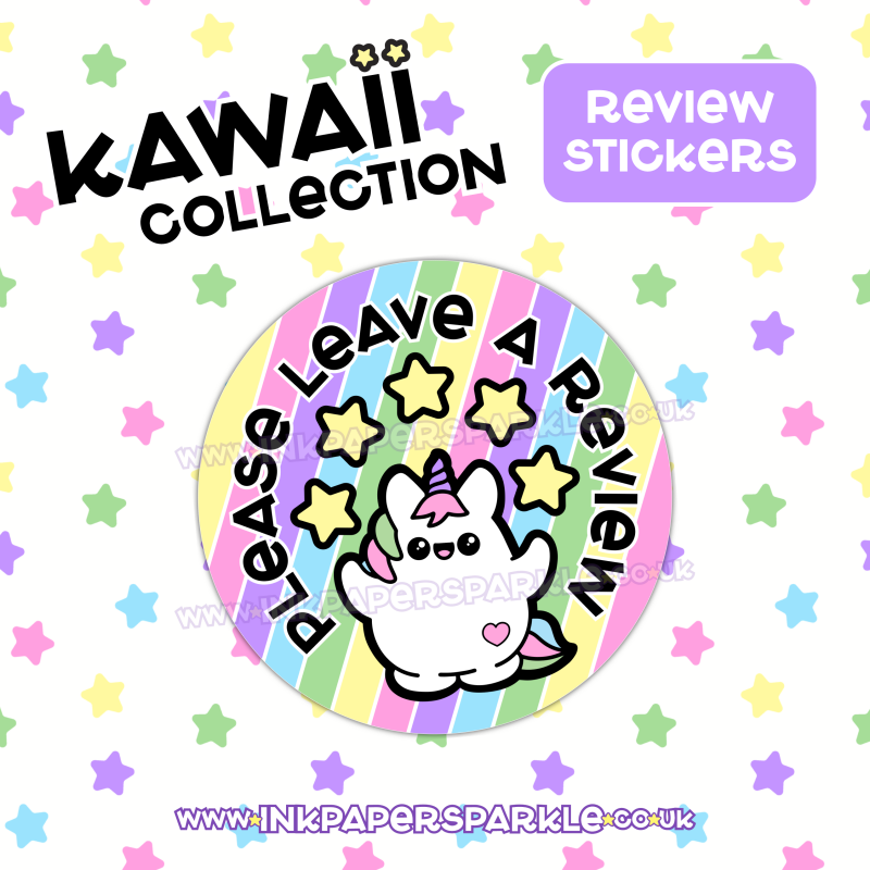 Kawaii Review Stickers - Matt