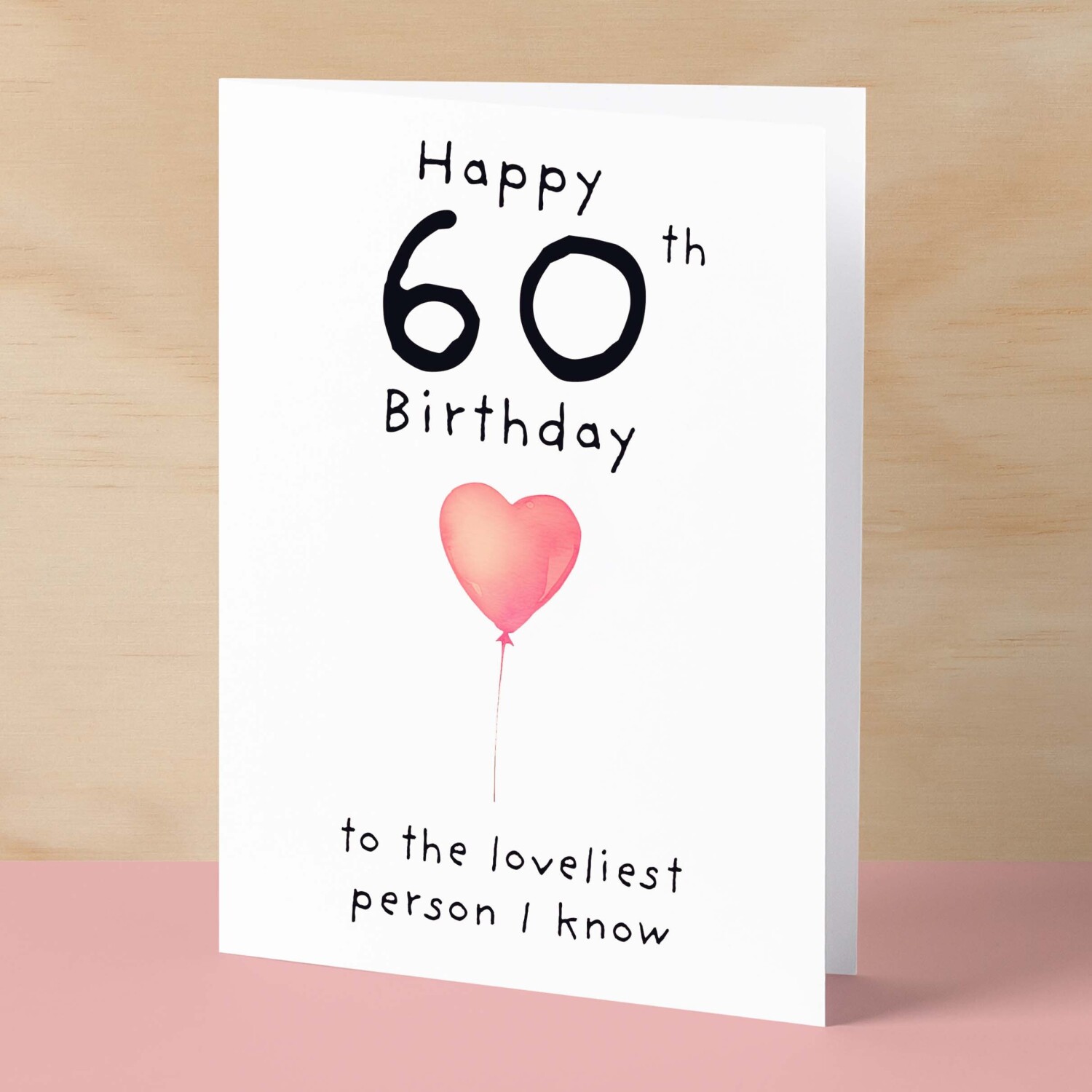 60th Birthday Card for Her Birthday Card Wife 60th Birthday Card For Sister Birthday Card 60 th Birthday Card For Friend - Small (4x6) / Blank Message