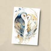 Anniversary Card For Husband Card for Anniversary Card For Wife Owl Anniversary Card For Couple Engagement Card For Couple Wedding Card