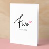 Five Year Anniversary Card For Husband 5 Year Anniversary Card Boyfriend or Girlfriend Wedding Anniversary Card For Wife - Small (4x6) / Blank Message