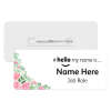 #hello my name is... Name Badge - Rose & Eucalyptus Corner