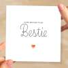 Best Friend Birthday Card Bestie Card for Best Friend Greeting Card Special Best Friend Birthday Gift Heartfelt Message Card for Her - Large (5x7) / Blank Message