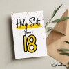 18th Birthday Card - Holy Shit You're / I'm 18 Card - Birthday Card - Birthday Celebrations - Personalised Birthday - Funny Birthday Card - Holy Shit "I'm"