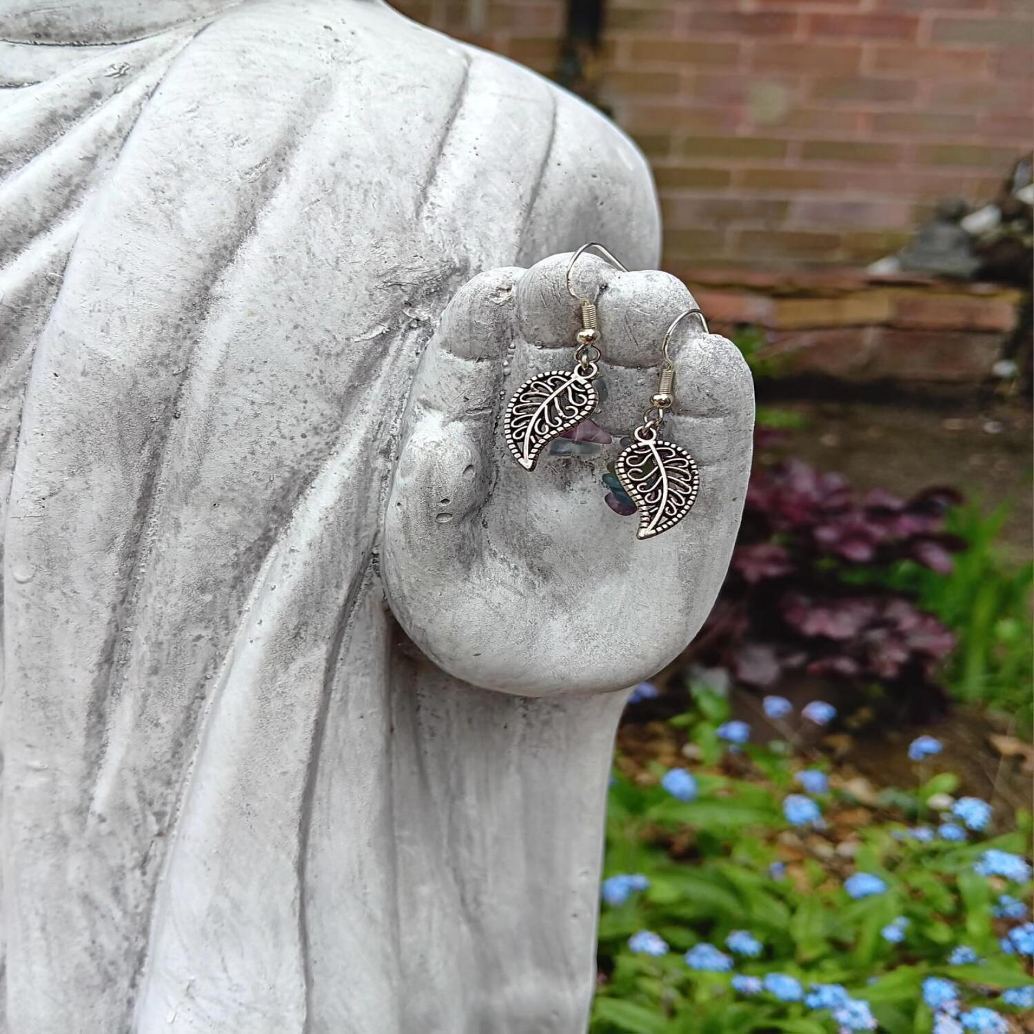 Fluorite Earrings - Intuition