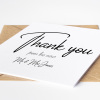 Thank you from Mr and Mrs Personalised Cards inc. envelopes - Folded - Personalised, Mr & Mrs Thank You Cards. Wedding Guest Thank You Card