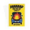 Car Advice From Dad - Funny Birthday Card - A5 Portrait - 1 Card