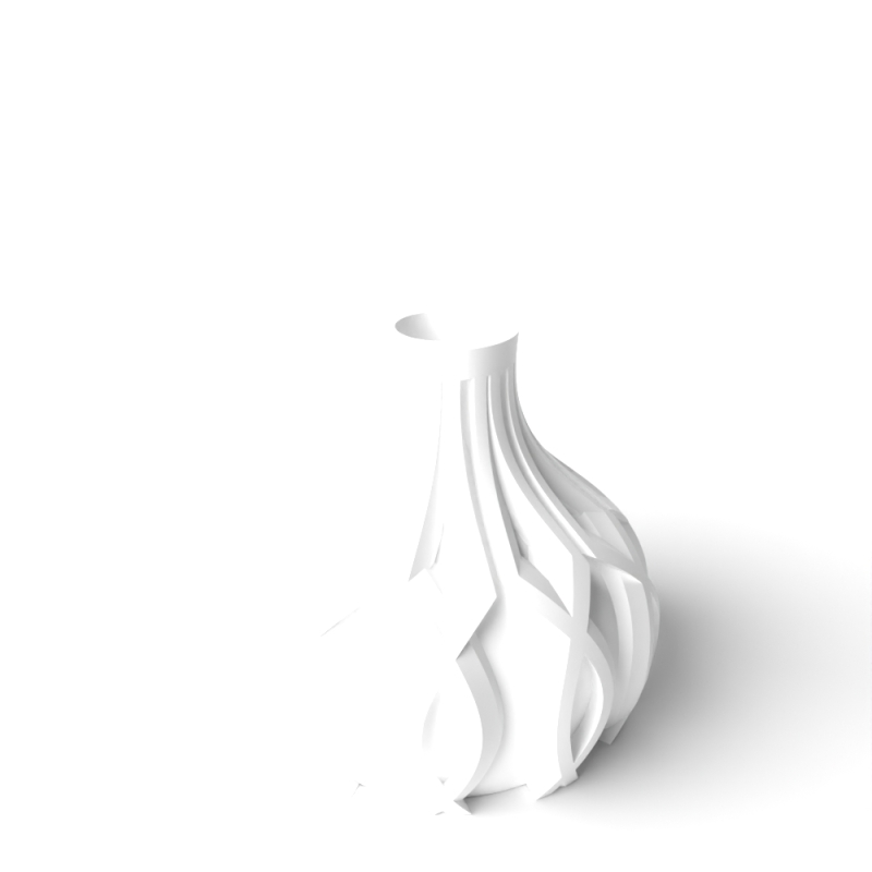 The Linse Short Vase, Modern and Unique Home Decor for Dried and Preserved Flower Arrangement - Black
