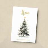 Christmas Card For Mum and Dad Card For Mum Xmas Card for Dad For Christmas Card for Loved One Mum and Dad Card Christmas Tree Card