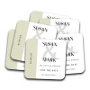 Wedding favor Coasters for guests, Custom wooden coasters, Personalised Wedding Table Coasters - Modern Save the date Cards for guests. - Single Sample - Yes