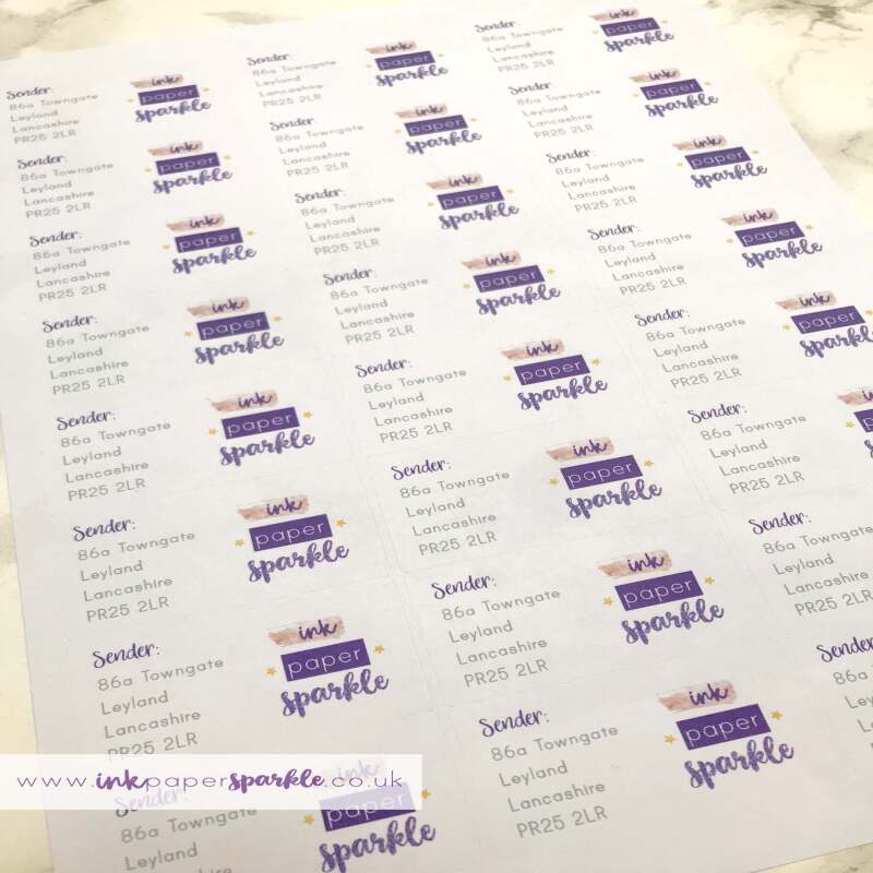 Sender Labels Value Pack - 1 sheet