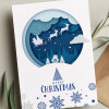 Corporate Christmas Cards Branded | Corporate | Company | Christmas Cards for Clients  Staff, Co-Workers, Teams & Clubs Christmas Cards - A6 - 4.1" x 5.8" - Pack of 20