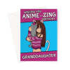 Cat Girl Birthday Card For Granddaughter - A5 Portrait - 1 Card