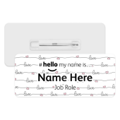 #hello my name is... Name Badge - Handwritten Love