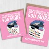 You would wash 500 piles and I would make 500 more funny laundry Mother's Day card for mum, mom or mother (Size A6/A5/A4/Square 6x6") - A6: Single card - Blue