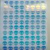 Glow in the Dark Alien Stickers in 1 inch or 0.5inch sizes - 1
