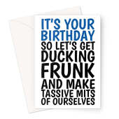 Ducking Frunk Birthday Card