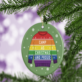 Camp As Christmas Tree Decoration